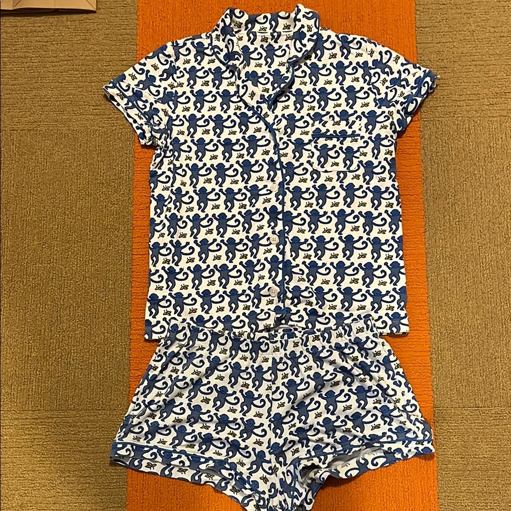 Roller Rabbit Monkey Polo PJs